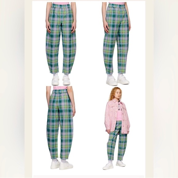 GANNI Mid Waist Lagoon Pants, NEW - Picture 11 of 11